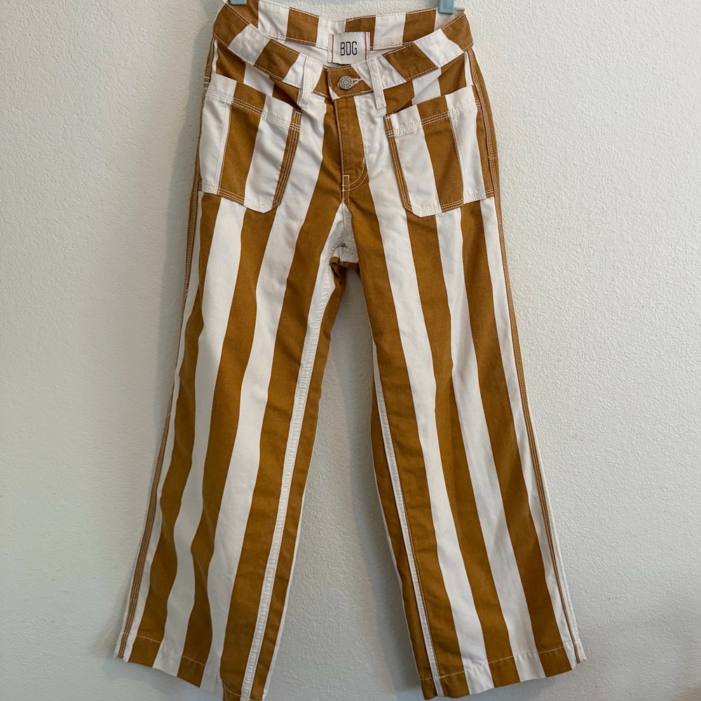 BDG Urban Outfitters 🤎 Joey Striped Wide Leg Pant - Picture 3 of 10